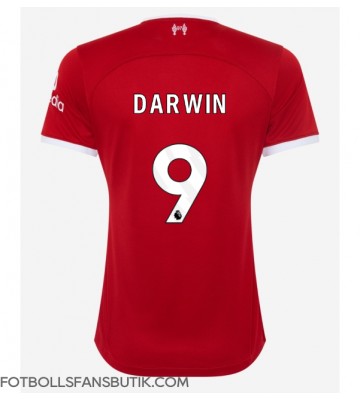 Liverpool Darwin Nunez #9 Replika Hemmatröja Damer 2023-24 Kortärmad